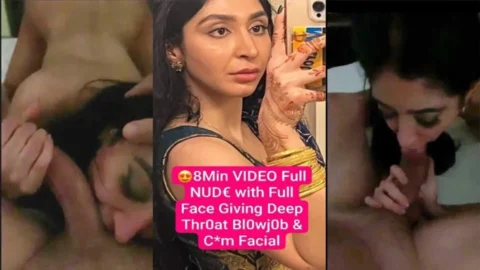 NRI Desi Girl Showing Her Perfect Body Sucking Blowjob with Full Face