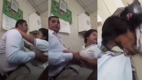 College Principal and Girl Affair - Giving Blowjob Video