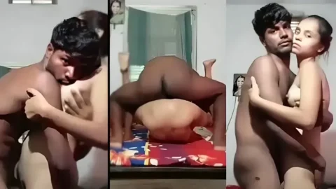 Desi Girlfriend with Big Ass Fucked Standing Up in Sex Video Video MMS