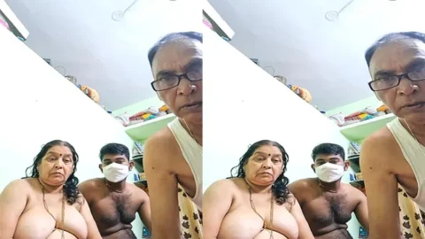 Desi Mature Premium Family - Webcam Show Blowjob & Fucked