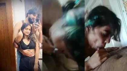 Horney Desi Girl Giving Best Blowjob