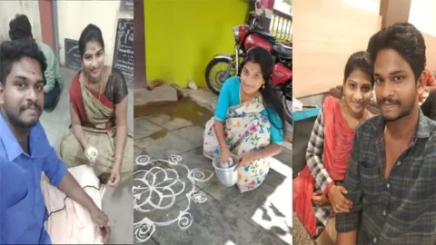 Tamil Beautiful Wife Blowjob & Riding With Husband Mms Video