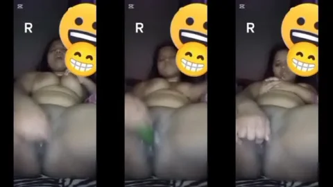 Desi Girl Masturbates With Cucumber in Her Bedroom