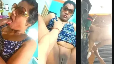 Desi Bhabhi Gives Sloppy Blowjob and Gets Fucked Hard in Bedroom Video MMS