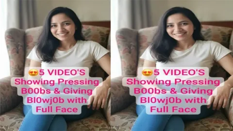 Desi GF Viral Showing Pressing - Boobs & Giving Amazing Blowjob - with Full Face Pron Video