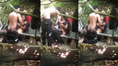 Mein dekhiye jungle mein lovers ki chudai - Hidden Cam Sex Video