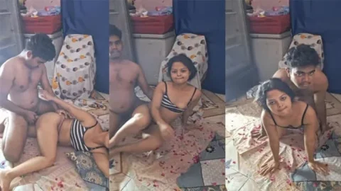 Newly Married Desi Couple Second Night Hardcore Fucking Video