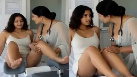 Hot Patient and Lady Doctor Lesbian Porn