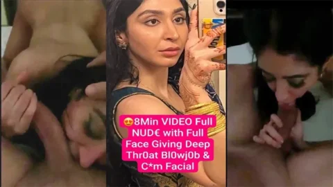 Nri Desi Girl Sucking Full Nude - Blowjob with Full Face - Showing Her Perfect Body