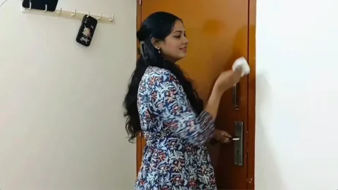 Romantic sex with desi maid