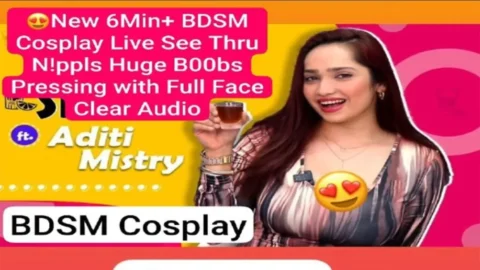 Aditi Mistry Most Demanded New BDSM Cosplay Live Nipples Huge Boobs
