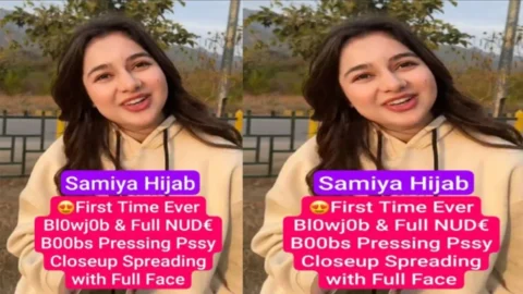 Samiya Hijab Pakistani First Time Ever Blowjob Full Nude