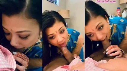 Indian Rich Wife Sucking Dick