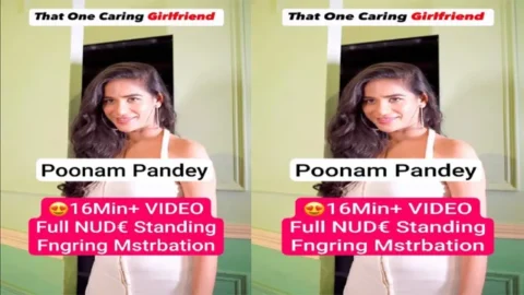 Poonam Pandey Teasing Stripping Full Nude - Standing Fngring Mstrbation with Full Face