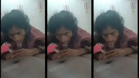 Mature Indian Woman Paid Randi Blowjob to Customer in Hot...