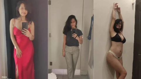 UPDATECute Desi GF Sanjana New Latest Exclusive Viral Stuff