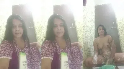 Desi Horny Girl Striping And Bath Part 5