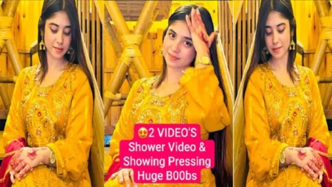 Beautiful Desi GF Most Exclusive Viral Showing Pressing Huge Boobs