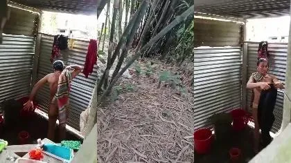 Neighbour Bhabi Bathing Captured