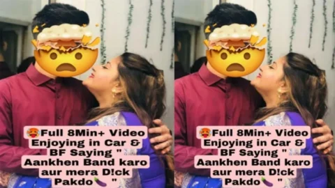Horny Desi GF Classes Bunk Enjoying with Boyfriend in Car