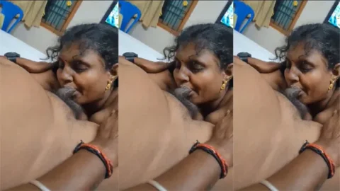 Tamil Husband Shared Horny Wife - With Friend Blowjob Fuck