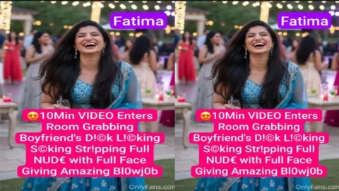 Pakistani Nri Fatima Enters Room Grabbing - Boyfriend's Dickk Giving Amazing Blowjob