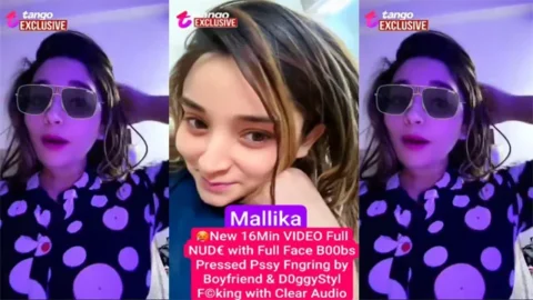 Insta Model Mallika New - Latest Live Full Nude - Boyfriend & DoggyStyl Fucking