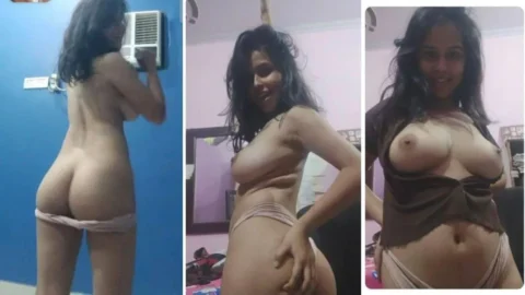 Cute Desi GF Sanjana New Latest Exclusive Viral Stuff
