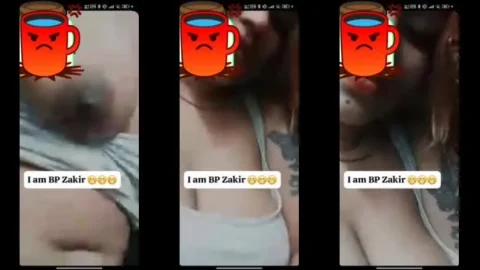 Desi Wife Caught Showing Her Boobs On Balcony During Affair