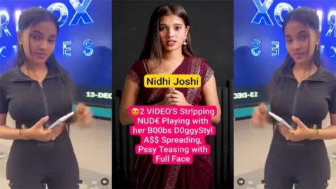 Nidhi Joshi Famous Insta Influencer Paid App Exclusive Stripping Nude Playing