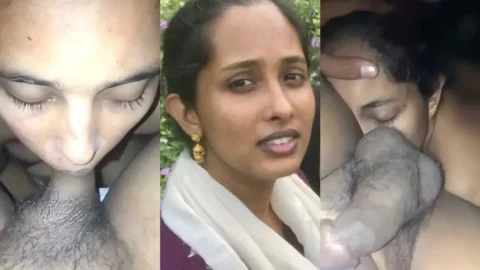 Cheating Mallu Aunty Eats Ass and Gives Slopy Blowjob in MMS Video MMS