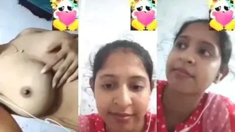 Desi Girlfriend Nude Video Call Her Huge Natural Tits For BF Video MMS