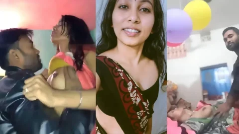 Desi Girlfriend Gets Hardcore Birthday Fuck and Screams for More Video MMS