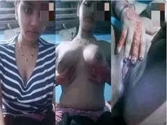 Desi Vlg Girl Shows Boobs and pussy