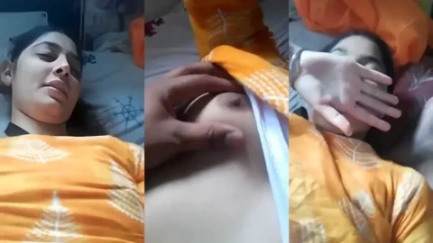 Viral Desi GF MMS Exposing Nude Tits Pussy Play Video MMS
