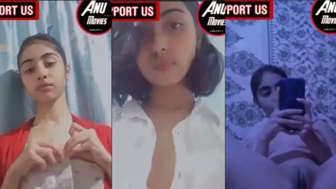 Teen Girl Pressing Boobs