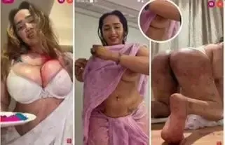 Aditi Mistry Nude Holi Live Messy Color on Her Big Boobs and Round Ass Video MMS