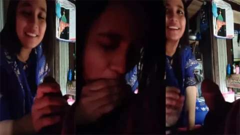 Slim College GF - Blowjob BF Leaked Viral