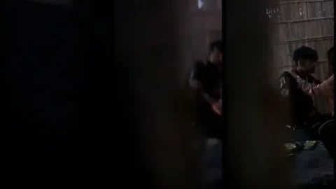 Desi Couple Kissing Passionately at Local Bar Restaurant...