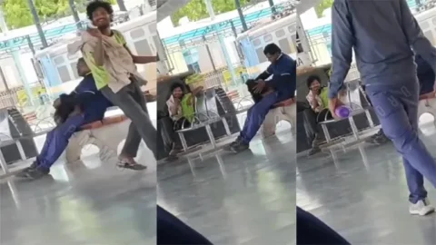 Crazy Guy Getting Blowjob In - Railway Station In Public Capchar Viral Mms Video