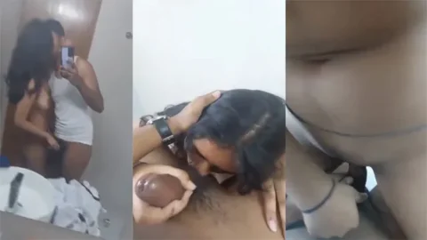 Slim skinny Girl Sucking Dick and Fucking