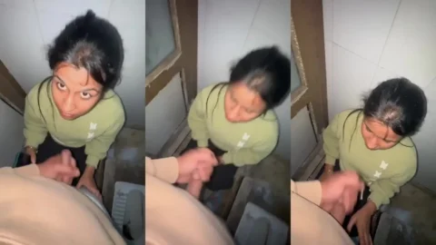 Hospital toilet me Punjabi girl ka cum eating MMS