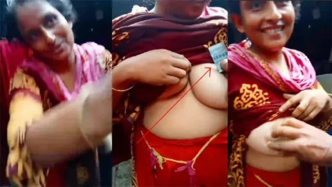 Neighbour Aunty Showing Her Boobs For Money Video