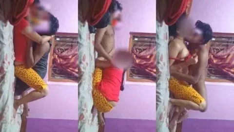Desi Village Girlfriend Fucked Standing Up With Big Boobs Bouncing Video MMS