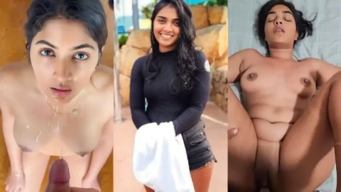 MMS of Submissive GF Gagging on Cock and Fucked Hard Video MMS