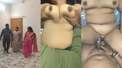 Hot Desi Bhabhi Threesome with Masked Husband Part 2 Video MMS