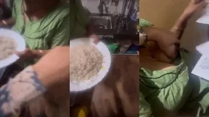 Naughty Son Pressing Mallu Step Mother Boobs When She Is Working
