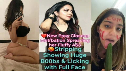 Sambhavna Beautiful Busty Insta Influencer Snapchat Pussy Closeup Masterbation