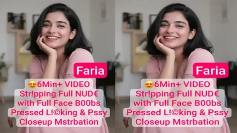 Petite Tiktoker Faria Most Exclusive Nude with Full Face Boobs Pressed