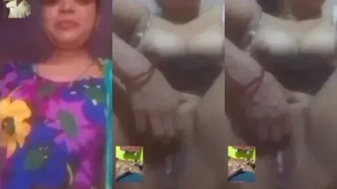 Desi Bhabhi Nude Squeezing Her Giant Tits Fingering Wet Hairy Pussy Video MMS